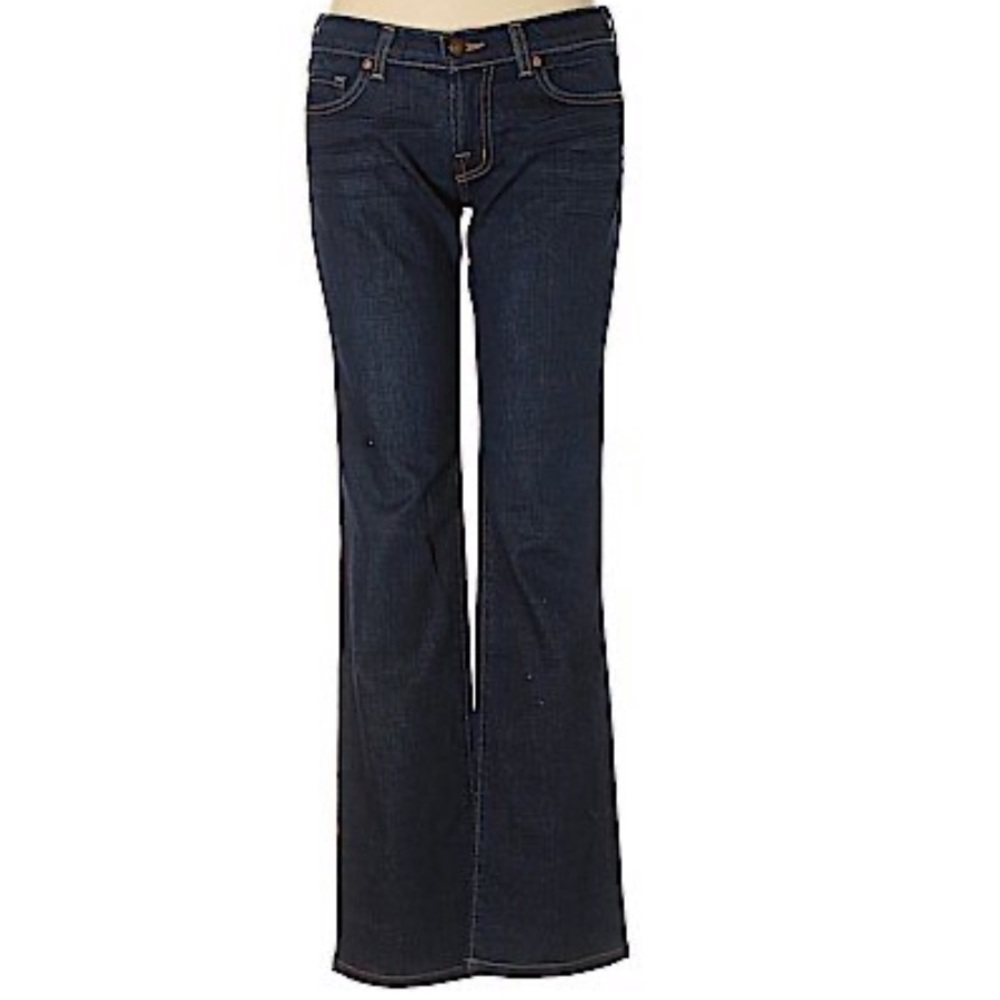 NWOT J Brand Low Rise Flared Leg Dark Blue Jeans